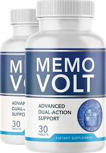 Two bottles of MemoVolt starter package